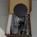 FanShelfie Adjustable Fan Holder for Dorm Room, Bunk & Lofted Bed, College Essentials for Boys & Girls, Patented Height & Distance Design, Compatible with Popular Dorm Fans, 2 Height Options (Black)