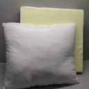 Pack of 2 Cushions and 2 Packs Pillows and One Brown Pillowcase with a Zipper, Patio, Home, Living Room or Any Another Place, 2x2'