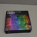 FBZ 150FT Permanent Outdoor RGB Lights - IP67 Waterproof with Smart App Control Remote,DIY Scene Modes, Music Synchronization,Eaves Lights for Garden Decor,Deck,Christmas