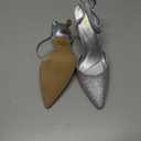 DREAM PAIRS High Heels for Women Closed Pointed Toe Dress Shoes for Women Ankle Strap Stiletto Heel Party Wedding Sexy Pump Shoes (8, Silver-glitter)