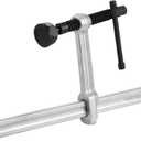 MAXPOWER 16 inch F Clamp, 5-1/2 inch Throat Depth, Removable Swivel Pad, Max Jaw Opening 16-inch Heavy Duty Clamps for Welding