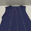 Rapbin Women Two Piece Short Set Drawstring Elastic Waist Pants Round Neck Tank Tops Comfy Sweatsuit Soft Sleepwear (X-Large, Navy Blue)