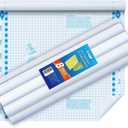 Chell 8 Pack Clear Contact Paper Roll for Books, 17.5in x 5ft Clear Self Adhesive Book Cover Paper Protector