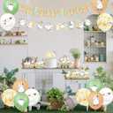 One Silly Goose Birthday Decor for Girls Boy First Birthday Party Decorations with Balloon Garland,Silly Goose Theme Ballon Banner, Cake Topper