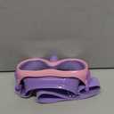 Kids Swim Goggles, Anti-Leak Snork Mask with Nose Cover & Elastic Fabric Strap, UV Protection Swimming Goggles for Kids Boys Girls (Purple-Pink)