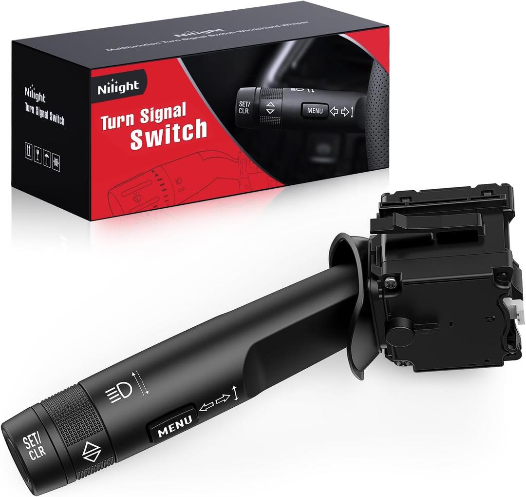 Nilight Turn Signal Switch Compatible with 2011 2012 2013 2014 2015 2016 Chevy Cruze 2012-2014 Chevrolet Orlando 2011-2013 Buick Regal 2012-2017 Verano Windshield Wiper Combination Switches