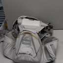 KIYUMI Baby Carrier with Hip Seat, 6- in-1 Baby Carrier Newborn to Toddler, Ergonomic M Position, Head Support and Breathable Mesh,Adjustable Removable Baby Sling Carrier (7-45 lbs), Grey (Gray)