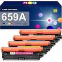 659A W2010A Black Toner Cartridge Compatible for HP 659A High Capacity Ink Cartridges Replacement for HP Enterprise Flow MFP M776 M856x M856dn M776z M776dn M776zs Printer 1 Pack (Black)
