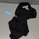 Women's One Piece Swimsuit- One Shoulder Bathing Suit Cutout Tummy Control Swimwear (Black)