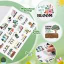 1000 Pcs Inspirational Plant Stickers Bulk Lets Grow Together Reward Stickers Motivational Decals for Prizes Incentive Chart Supplies, 20 Styles