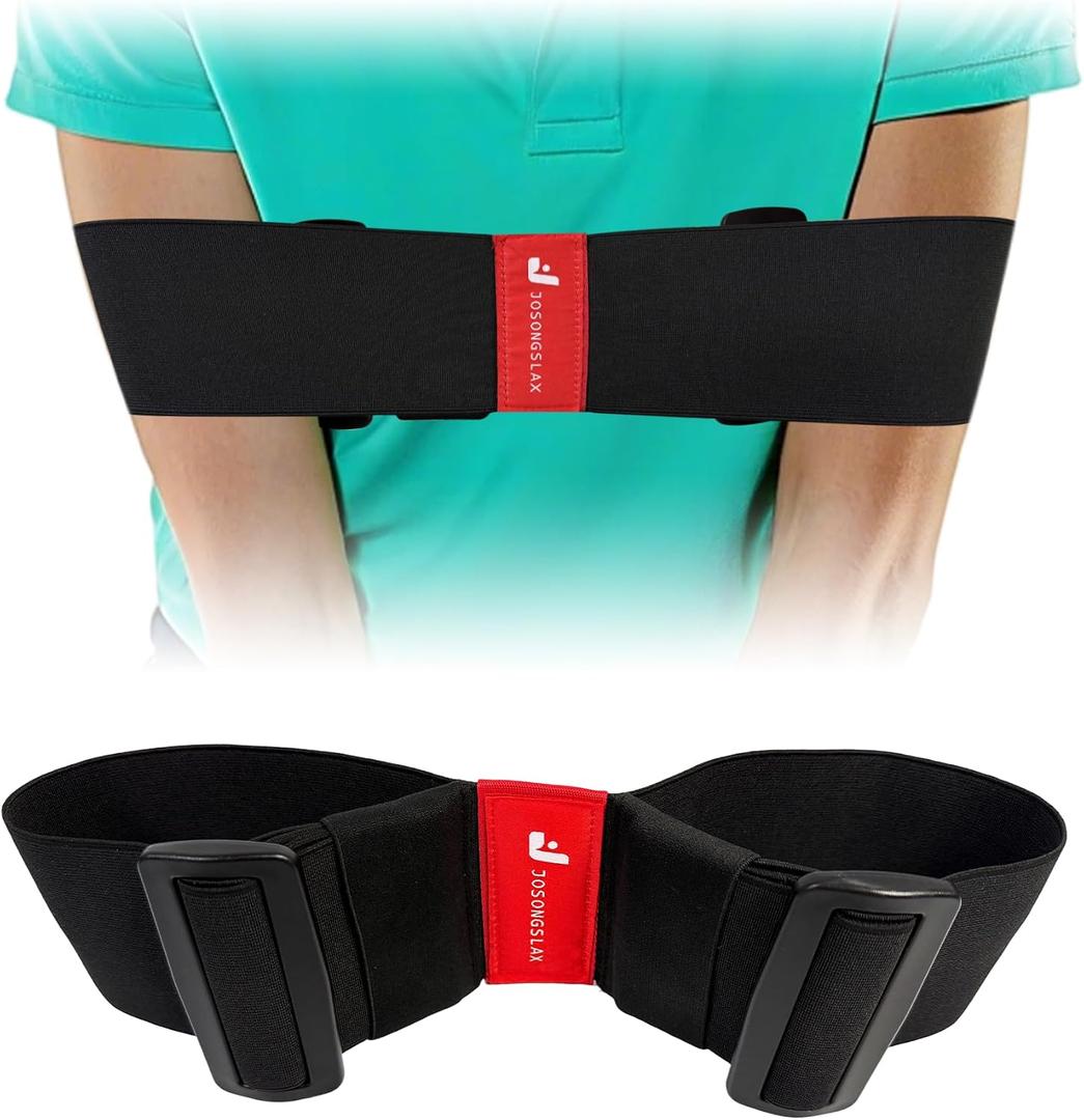 Golf Swing Trainer Aid, Adjustable Elastic Swing Correcting Arm Band, Golf Practice Accessories to Fix Chicken Wing, Golf Training Equipment Gifts for Golfers, Beginners and Players