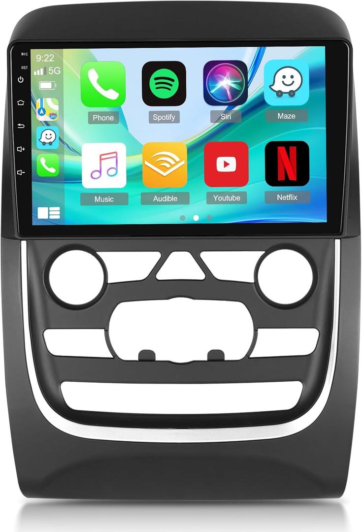 4+64G Android Car Radio for Dodge Durango 2014-2020 - Wireless Carplay & Android Auto - 9 Inch Touchscreen Radio with 32 EQ DSP, WiFi, GPS, Split Screen + AHD Rear View Camera 4+64G Android Car Radio for Dodge Durango 2014-2020 - Wireless Carplay & Android Auto - 9 Inch Touchscreen Radio with 32 EQ DSP, WiFi, GPS, Split Screen + AHD Rear View Camera