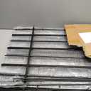 Thealyn Garden Fence 32 inch H x 24 inch W (5 Panels, Total 10 feet), Metal Decorative Border Folding Fence, Landscape Fencing for Dog, Flower Bed, Yard, Animal Barrier