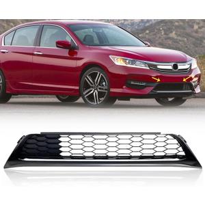 Front Bumper Grille Compatible for Honda Accord Lower Grill 2016 2017 HO1036126