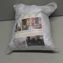 Albassa 2 Pack Cocktail Table Covers 32"x 43" Spandex Stretch Round Cocktail Tablecloths with Wavy Drapes Fitted High Top Bar Table Skirt for Wedding Party Banquet (White, 2 PCS)