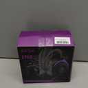 EKSA E900 Headset with Microphone for PC, PS4,PS5, Xbox - Detachable Noise Canceling Mic, 3D Surround Sound, Wired Headphone for Gaming, Computer, Laptop, 3.5MM Jack (Purple)