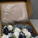 Blue Wedding Bouquet Set of 6, Mini Bridesmaid Bride Bouquets, Small Bridal Flowers, Fake Flower Artificial Floral Wedding Centerpieces Decor Party Prom