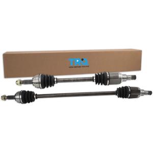 TRQ Front CV Axle Shaft Assembly Set Compatible with 2012-2018 Nissan Versa 2014-2018 Versa Note 66-6413 66-6414 391003AB0C 391013AB0C NCV53907 NCV53189