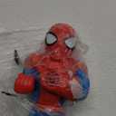 Little Kids Marvel Spider-Man Action Bubble Blower Machine, Includes Bubble Solution, Multi
