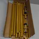 LANGXUN Meatl Table Balloon Arch Kit, Adjustable 16''-56'' Tall 29"-98" Length Table Stand, For Birthday Party Wedding & Graduation Decorations, Christmas Decort Baby Shower Party Supplies (Gold)