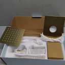 SOOOHOT Brushed Gold Shower Fixtues, Tub and Shower Faucet Set Combo with 6 Inch Gold Shower Head and Tub Spout, Gold Shower Head and Handle Set (Valve Included)