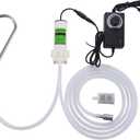 Food Grade Electric Water Transfer Pump With Speed Adjustable 110V for Ice Maker, Coffee Machine and Water Cooling, Auto Siphon Self Priming Pump for Bottling Liquor, Beer and Kombucha, 2L/Min, Low Noise