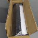 Lyeasw Rustic Coffee Pod Holder for K Cups, 30 Capacity Capsule Storage Drawer with Side Baskets Organizer for Coffee Station, Brown