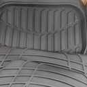 Motor Trend FlexTough Floor Mats for Cars, Black Deep Dish All-Weather Car Mats, Waterproof Trim-to Fit Automotive Floor Mats for Cars Trucks SUV, Universal Floor Liner Car Accessories