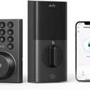 eufy Security Smart Lock C30, Keyless Entry Door Lock, Built-in WiFi Keypad Deadbolt for Front Door, No Bridge Required, Easy Installation, App Remote Control, Reliable Power, BHMA Grade 3 (Black)