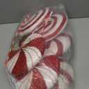 6 Pcs 15.75'' Large Candy Christmas Decorations Giant Lollipop Candy Decorations with Sticks Red and White Peppermint Xmas Decor for Christmas Tree Ornaments Holiday, 6 Styles (Classic)