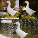 Nacome Solar Goose Outdoor Statues for Garden: Porch Decor with Warm Lantern Clearance for Outside Yard Art Lawn Ornaments Patio Balcony - Gifts for Grandma Mom Women