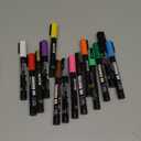 posca Paint Markers, 3M Fine Acrylic Markers with Reversible Tips, Art Supplies For Gifts, Decorations, Fabric, Metal, Glass, and Canvas, Assorted Colors, Set of 24