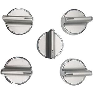 5-Pack W10828837 W10569582 Gas Range Stove Knobs for Whirlpool Stove/Range Urface Burner Knob Replacement W10569582 4363070 WPW10594481 WPW10646805 W10698166 W10594481 Cooktop Control Knobs