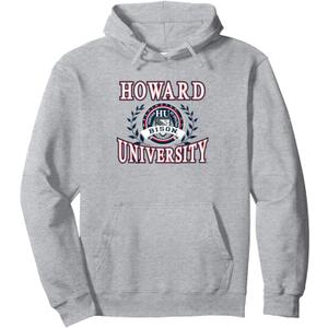 Howard University Bison Laurels Logo Officially Licensed Pullover Hoodie