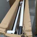 Suitable for The Elderly and Children with Auxiliary handrails, Anti Slip, Adjustable Height, Bedside Sofa, footrest Stool Step 2 Bed (Milky White)