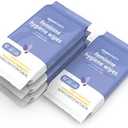Amazon Basics Feminine Hygiene Wipes, Alcohol Free, pH Balanced, Gynecologist Tested, Fresh Scent, 126 Count (3Packs of 42)