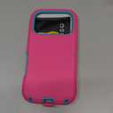 JGS for iPhone 17 Pro Case 6.3", Military Grade 3 in 1 Heavy Duty Shockproof/Drop Proof Case with 2 Screen Protector + 2 Camera Lens Protector (Pink/Blue)