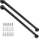 2 Pack 32 Inch Grab Bars for Bathtubs and Showers, Handicap Bathroom Safety Grab Bars for Elderly, 1.25" Diameter Stainless Steel Non Slip Shower Handle, Heavy Duty Auxiliary Support Bar