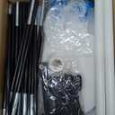 Balloon Arch Kit, 7.4ft Balloon Arch Stand Frame with Base: for Wedding Baby Shower Birthday Party Decorations (Black)