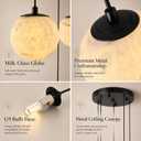 Black Alabaster High Ceiling Chandelier - 14-Light Natural Luxury Warm Glow
Modern Spanish Stone Pendant with Included G9 Bulbs 3 Color Settings for Dining Living Room Foyer Entryway Staircase