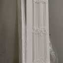DEZ FURNISHINGS Cordless 2" Smooth Faux Wood Blind, 26.75" W x 60" H, Smooth White