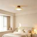 Mid Century Modern Semi Flush Ceiling Light for Hallway and Entryway