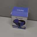 SARISUN Travel Pillows for Airplanes, Airplane Pillow for Long Flight, Airplane Head Strap with Eye Mask for Sleep, Travel Neck Pillow for Car Road Trip, 360 Support Headrest, Stop Bobblehead, Black