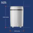 Professional Shoes Washing Machine, 3-in-1 Semi Automatic Portable Mini Washing Machine, Washing Shoes Clothes Underwear Socks, Spin Dry and Deep Cleaning,Compact for Dorms, Apartments, Homes, RV