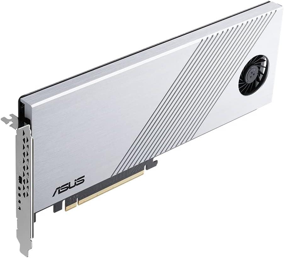 ASUS Hyper M.2 x16 Gen 4 (PCIe 4.0/3.0) Supports 4X M.2 NVMe Devices (2242/2260/2280/22110) Up to 256Gbps for AMD TRX40 / X570 PCIe 4.0 NVMe Raid and Intel Platform