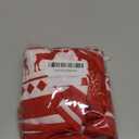 Christmas Tree Skirt 48 inch Large Tree Skirt Snowflake Reindeer Red Xmas Tree Skirt Rustic Christmas Tree Mat Decorations for Winter New Year Holiday Party Decor Indoor Outdoor (Santa, 48inch)