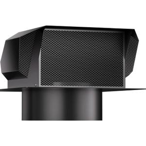 [Upgrade Airflow] Hon&Guan Removable Roof Vent Cover, 8 Inch Roof Vents for Houses, 8'' Exhaust Vent Wall Vent for Ventilation System-with Damper and Two New Small Vents,Galvanized Steel