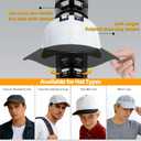Hat Rack Organizer Holder for Baseball Caps. 2 Packs Hat Brim Bender & Door Wall Mount Hat Hanger, Adhesive and Screws Hat Storage Hold Up to 20 Hats For Closet and Bedroom (2 Pack Black)
