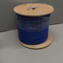 Vertical Cable Cat6A 10G, UTP, 23AWG, Solid Bare Copper, Plenum, 1000ft, Bulk Ethernet Cable, Blue