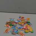 Sintuff 36 Pieces Summer Wooden Hanging Ornaments for Tree Summer Decorations Hawaiian Beach Wood Pendant Decor Watermelon Flamingo Decorations for Luau Seaside Party Supplies